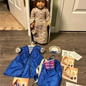 American Girl Doll felicity pleasant company Germany 1986 meet holiday accessori